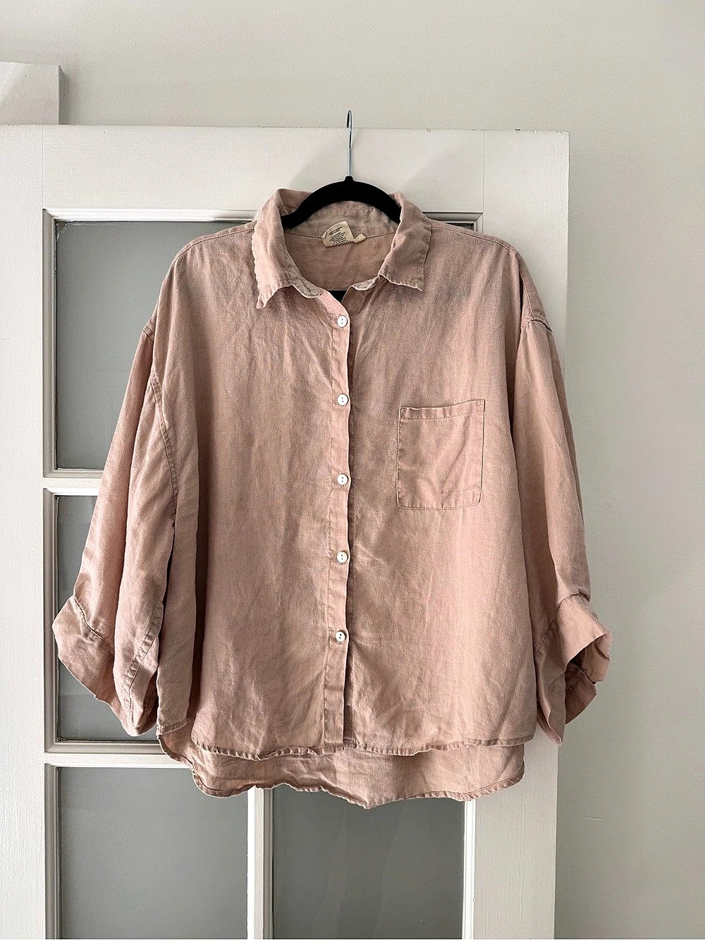 Deiji Studios Linen Button-Down Shirt